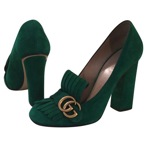 gucci emerald green shoes|gucci shoes cost.